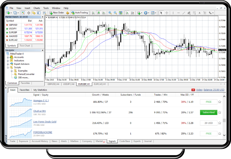 MetaTrader 4 platform
